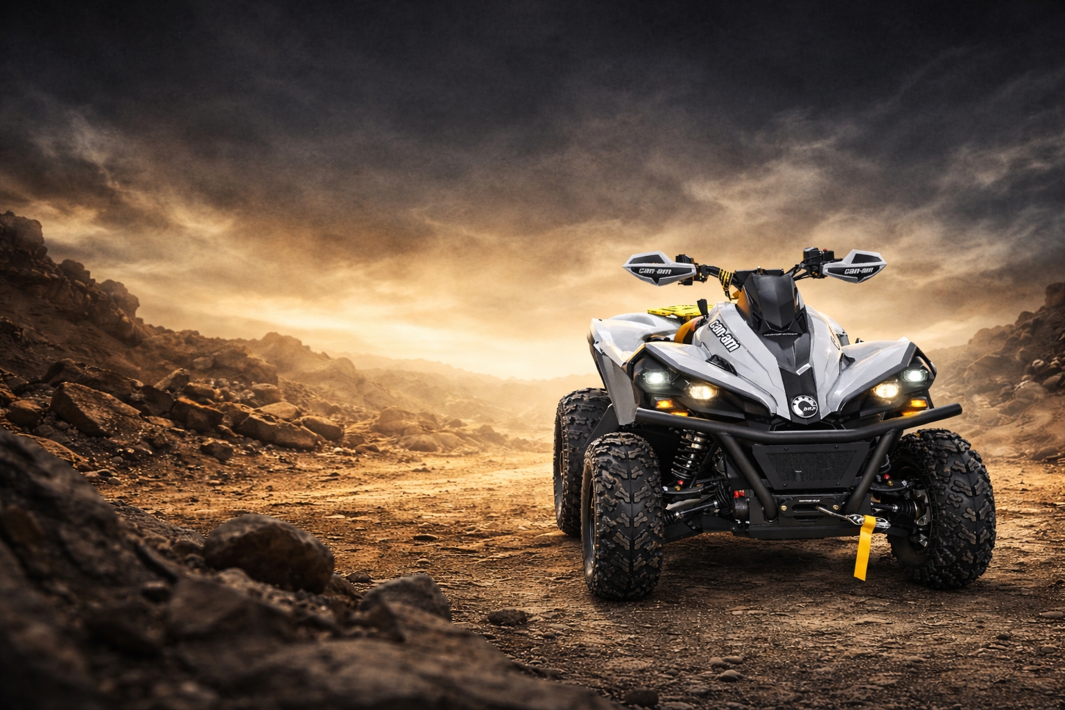 Quad Can-Am w terenie – serwis, diagnostyka i montaż lamp LED Limquad Quady Limanowa 