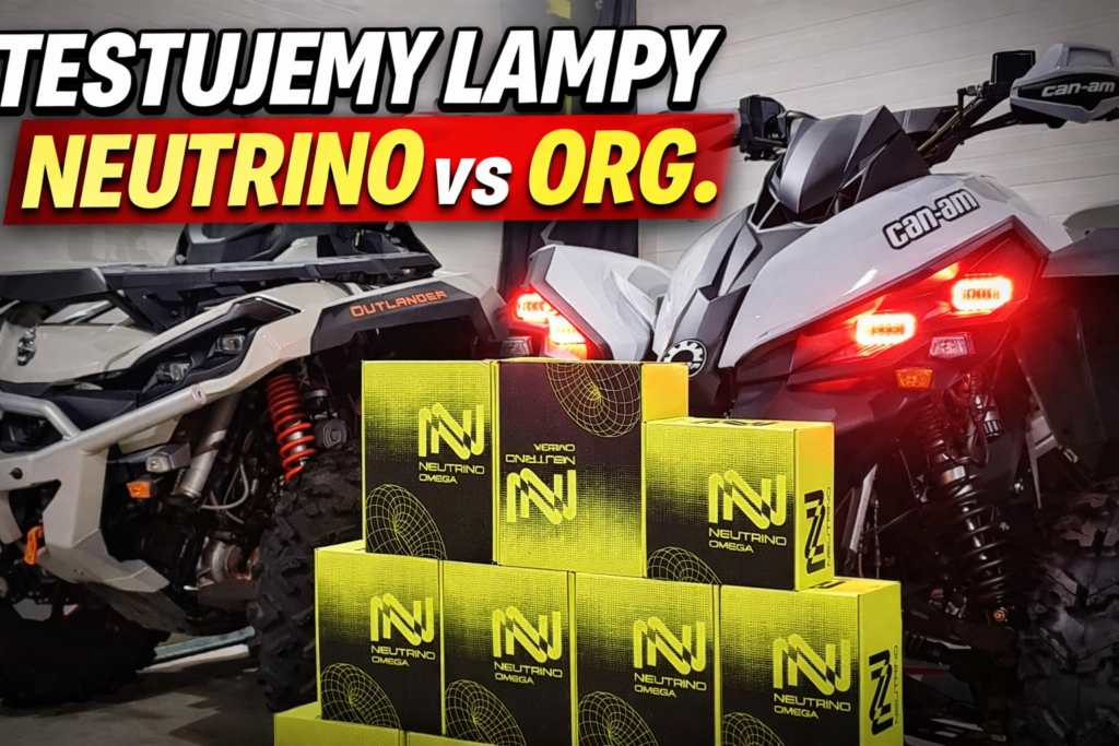 Montaż Lamp Neutrino w Can-Am Renegade G2 Lift